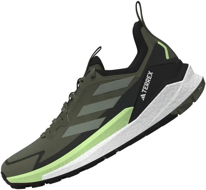 adidas Mens Terrex Free Hiker 2 Low Hiking Hiking Sneakers Shoes - Green