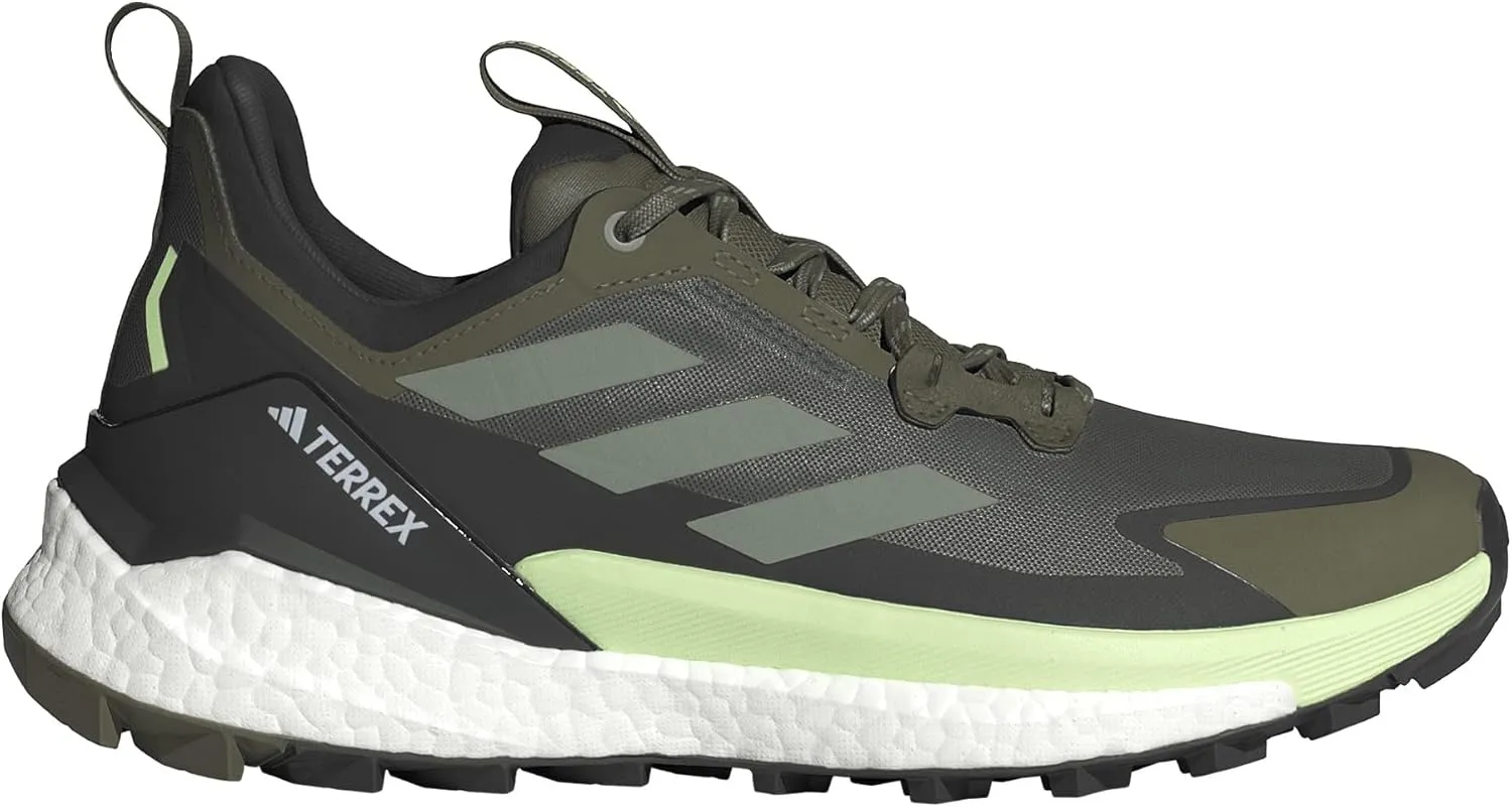 adidas Mens Terrex Free Hiker 2 Low Hiking Hiking Sneakers Shoes - Green