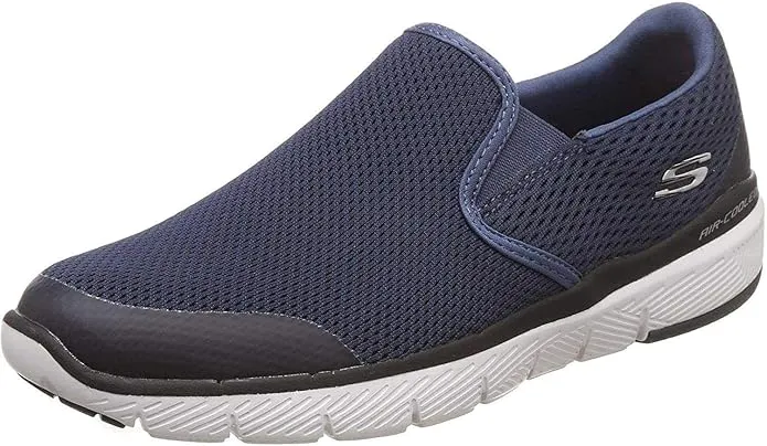 ADVANTAGE 11 Limited supply 3.0-MORWICK Affordable UK Casual Skechers mens - FLEX (52961-NVBK) Shoe NAVY/BLACK