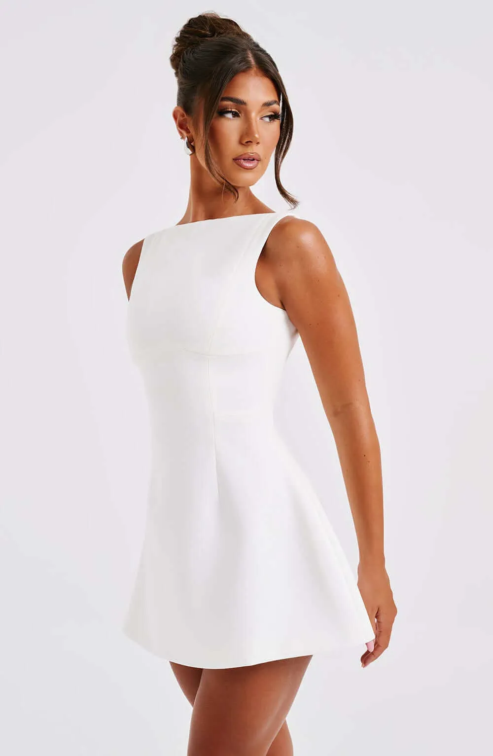 ALANA MINI DRESS - IVORY