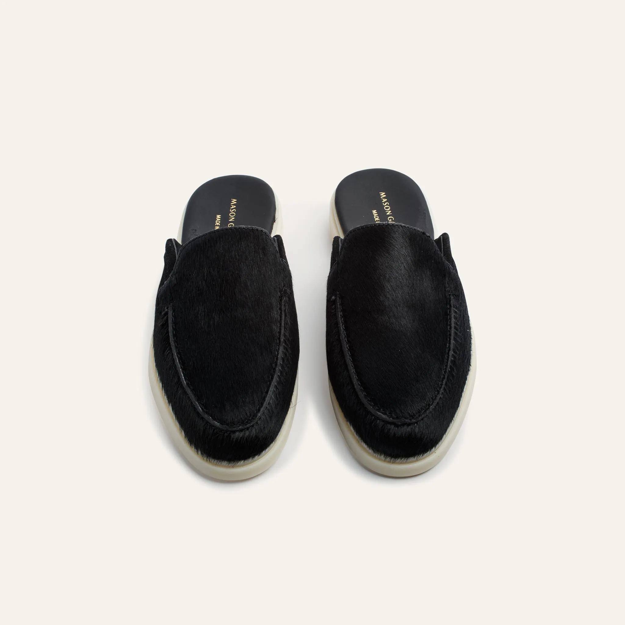 Amalfi Mule Pony Black