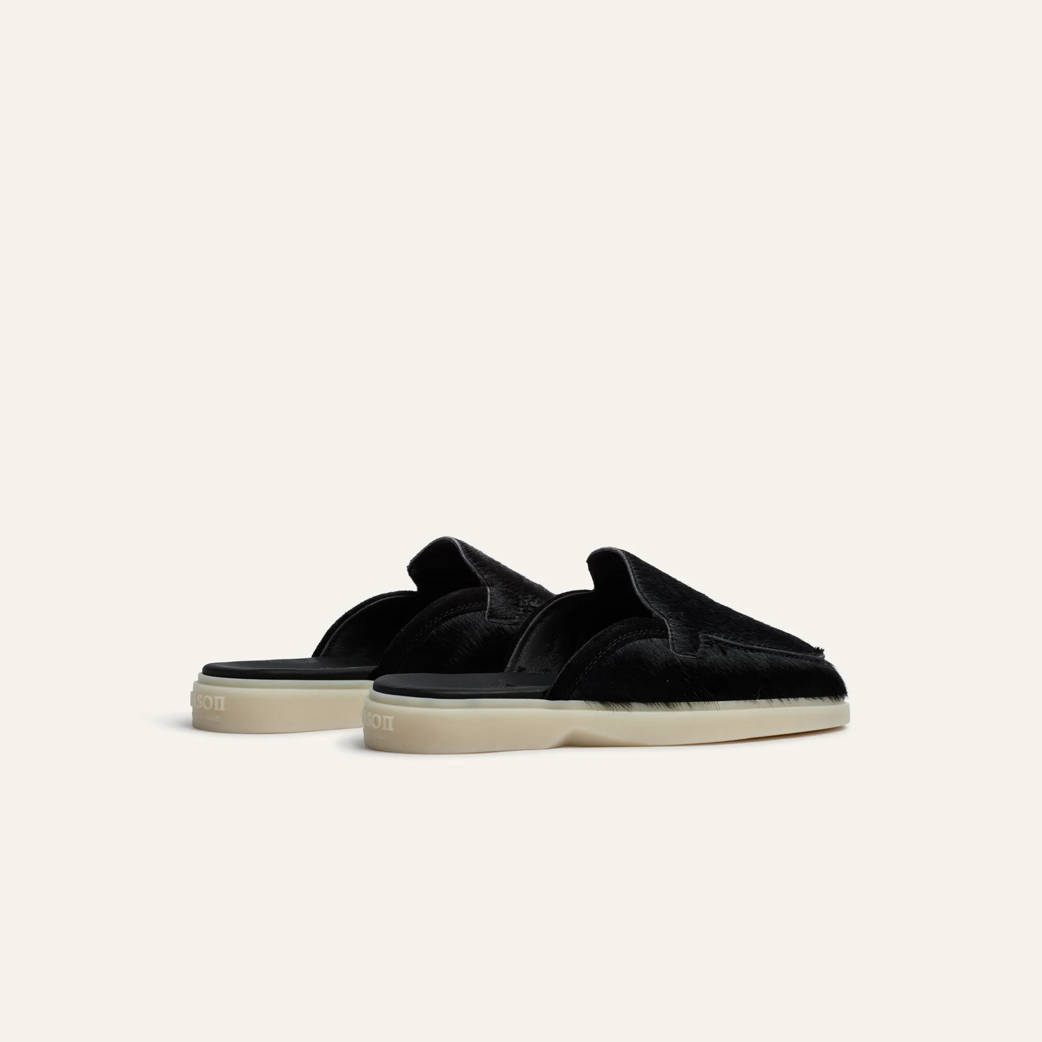 Amalfi Mule Pony Black