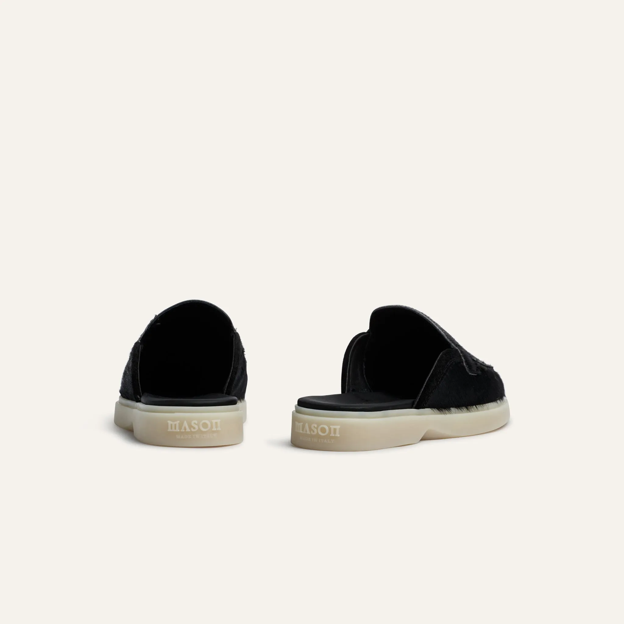 Amalfi Mule Pony Black