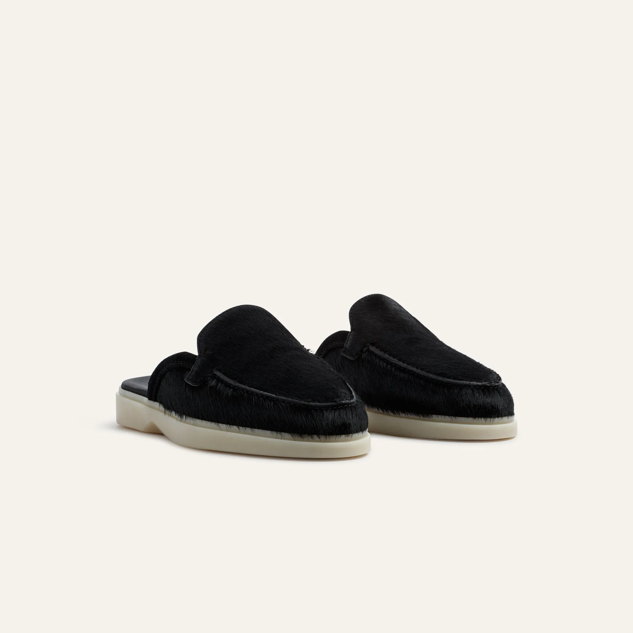 Amalfi Mule Pony Black