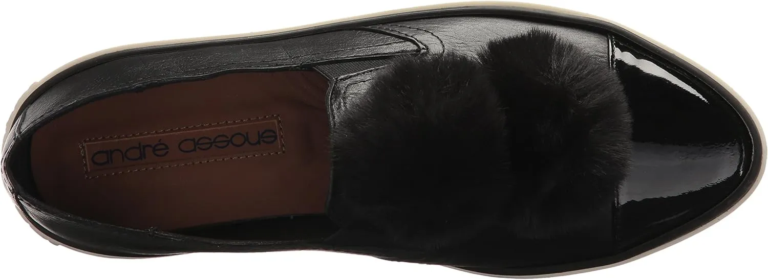 André Assous Women's Danielle-pom Sneaker
