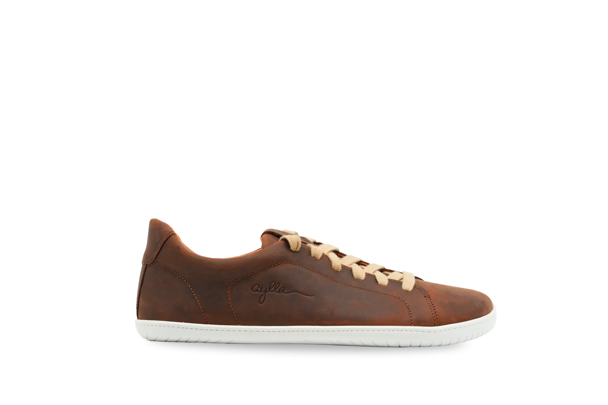 AYLLA BAREFOOT SNEAKER KECK MENS - DARK BROWN