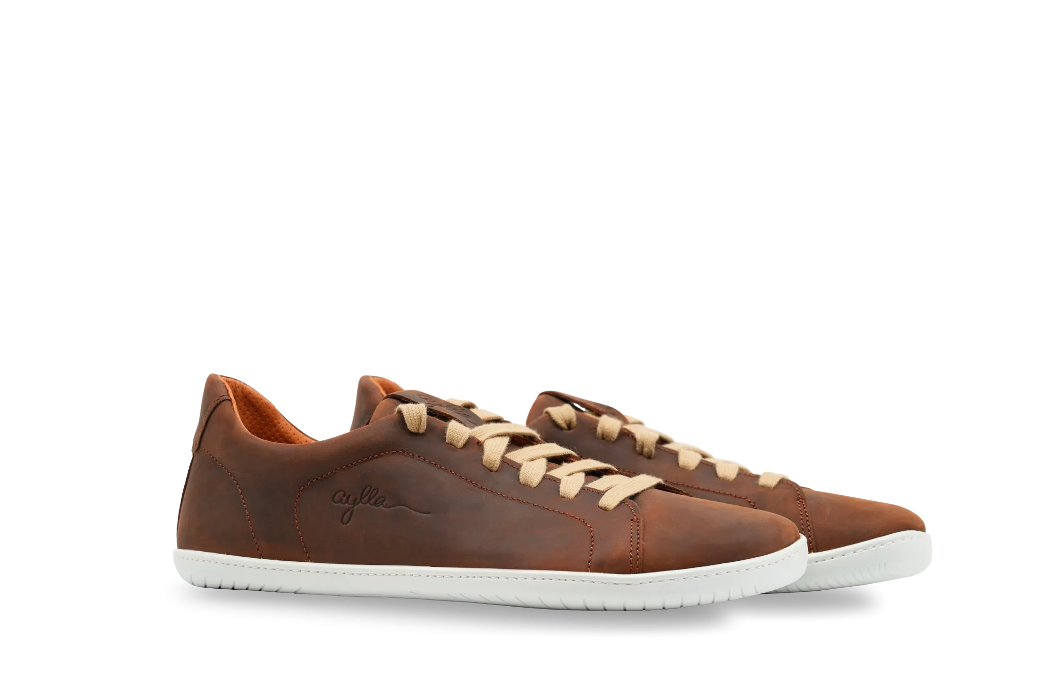 AYLLA BAREFOOT SNEAKER KECK MENS - DARK BROWN