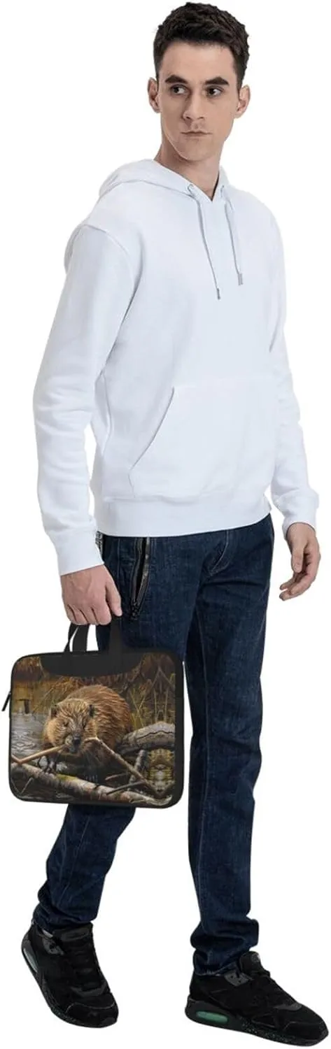 beaver working Print Messenger Bag & Case Shoulder Strap Fashionable Laptop Bag for Business Travel