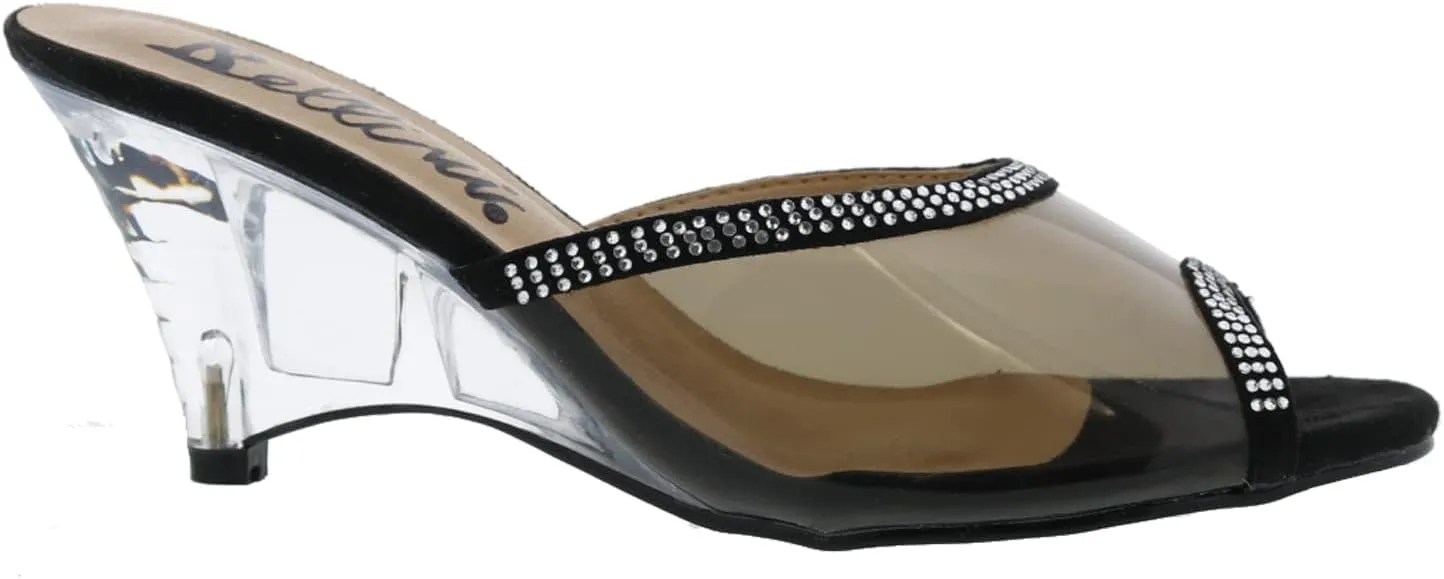 Bellini Iris Women's Sparkle Peep Toe Mule