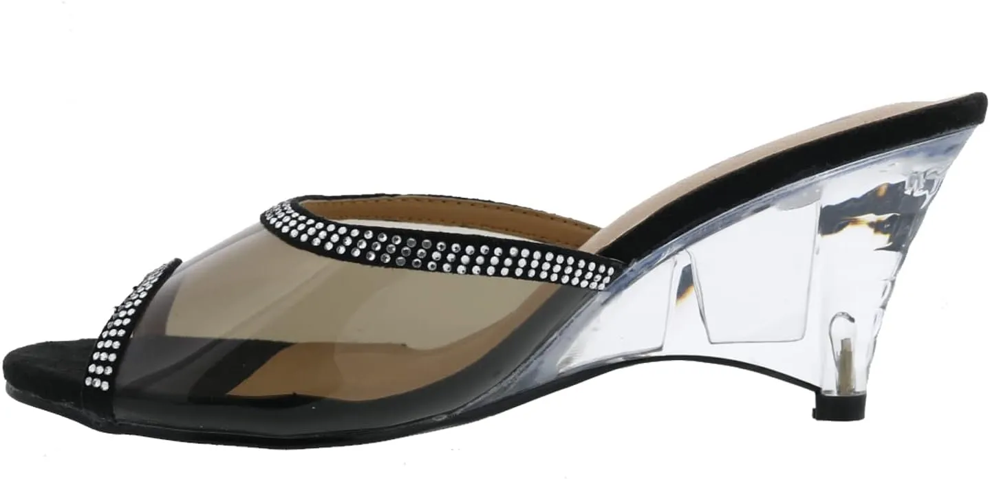 Bellini Iris Women's Sparkle Peep Toe Mule