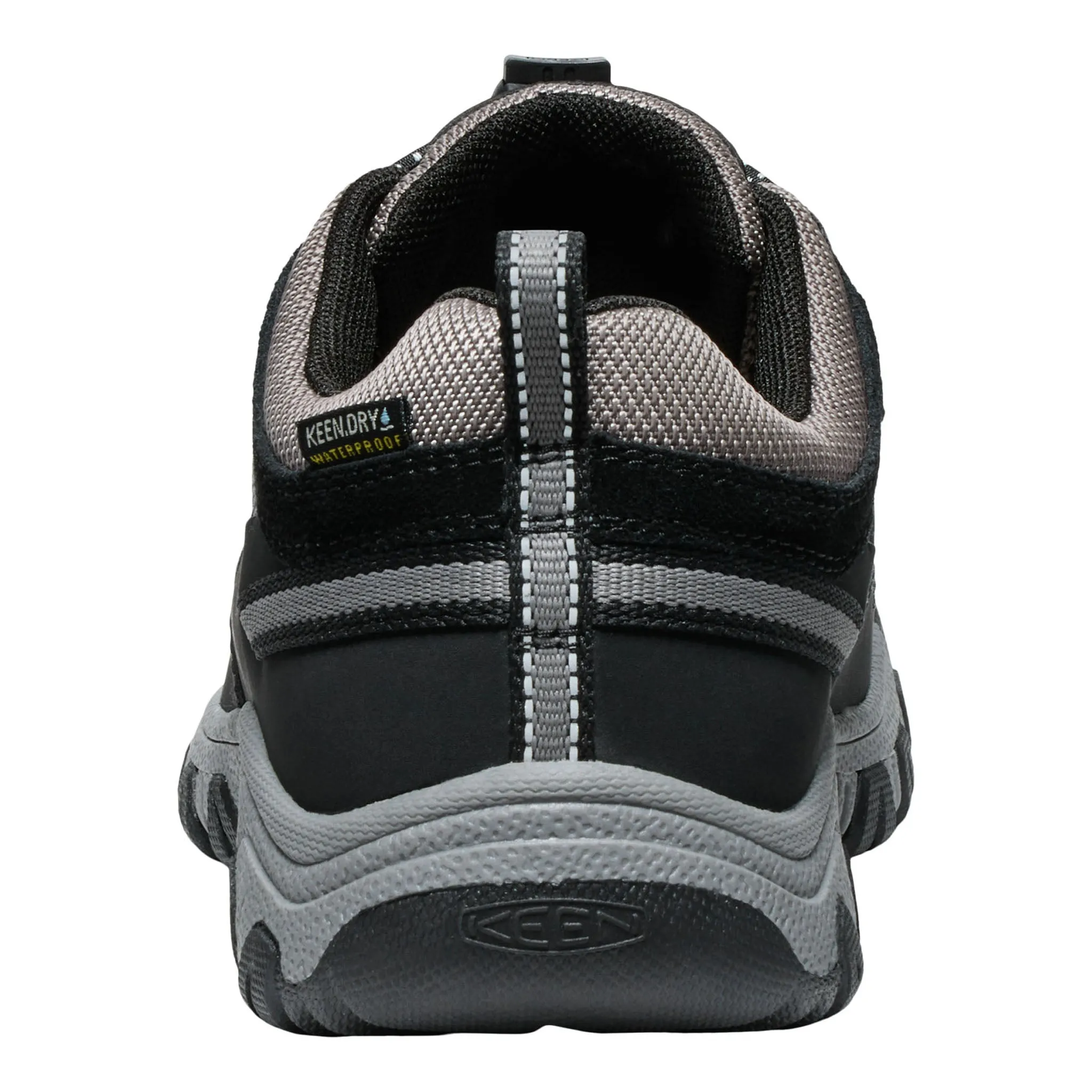 Big Kids' Targhee IV Low Waterproof Black/Steel Grey