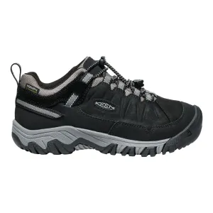 Big Kids' Targhee IV Low Waterproof Black/Steel Grey