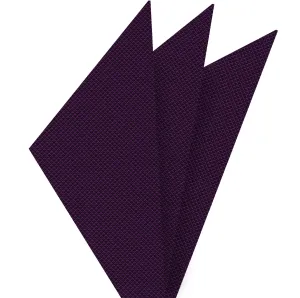 Bitter Chocolate Oxford Silk Pocket Square #FFOXP-9