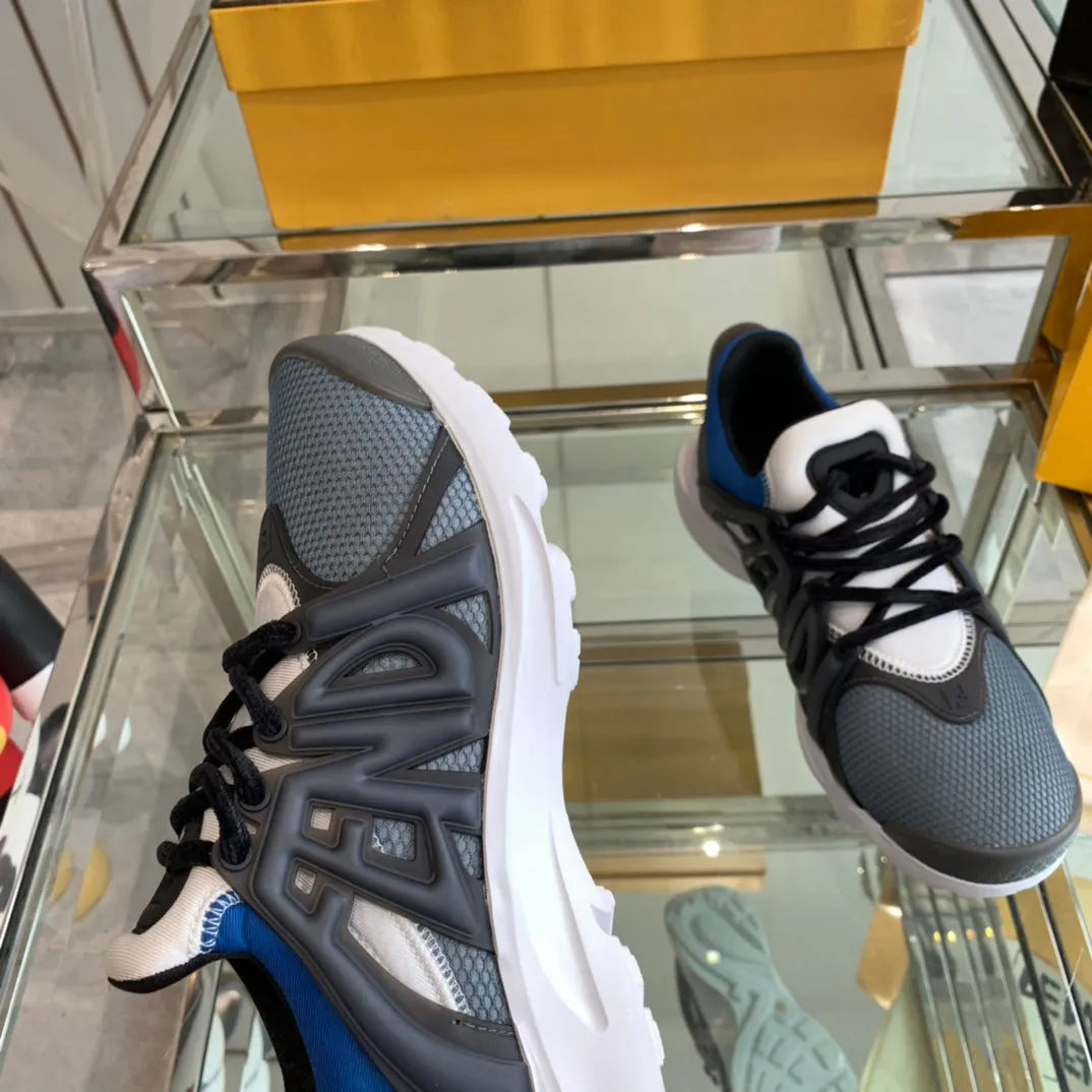 BLACK AND MIX MESH IN FENDI TAG Top-tier options SNEAKER RUBBER BLUE FENDI Best-selling variety