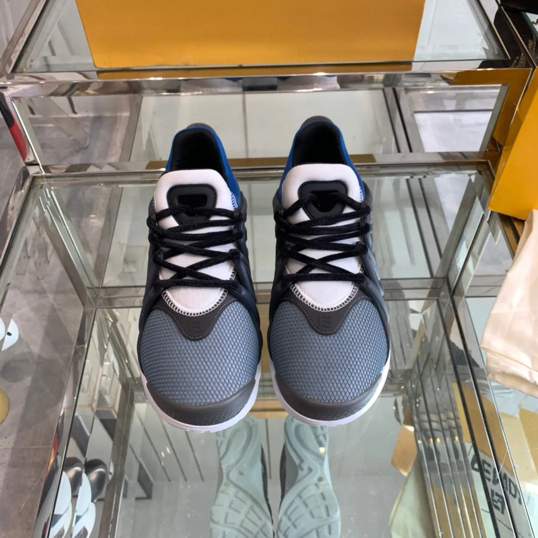 BLACK AND MIX MESH IN FENDI TAG Top-tier options SNEAKER RUBBER BLUE FENDI Best-selling variety