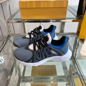 BLACK AND MIX MESH IN FENDI TAG Top-tier options SNEAKER RUBBER BLUE FENDI Best-selling variety