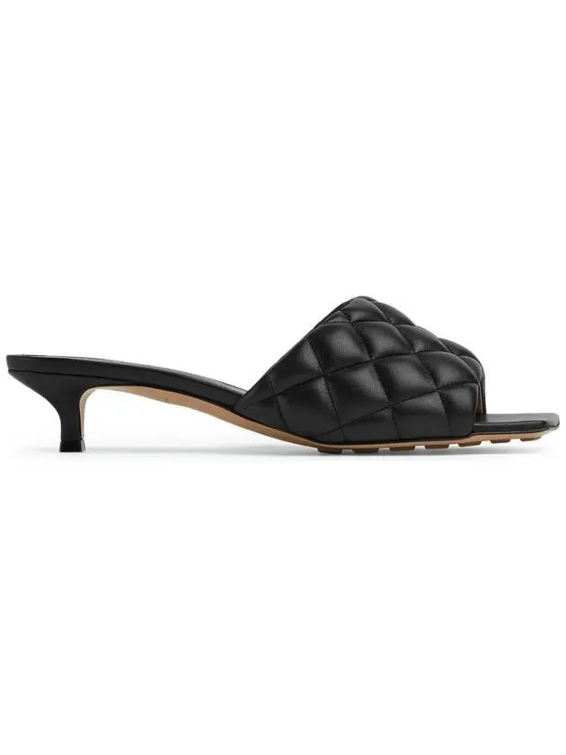 Bottega Veneta Padded Leather Mule Black