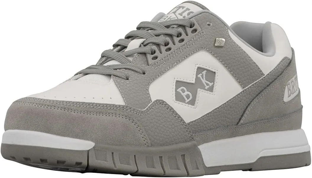 British Knights Men's Metros Sneaker, Grey/White, 9