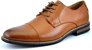 Bruno Marc Italy Prince Men's Classic Modern Oxford Wingtip Lace Dress Shoes
