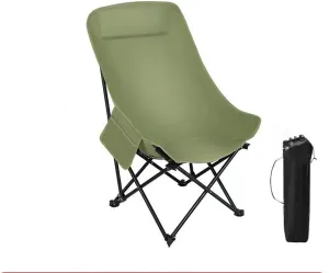 Camping Chairs-Folding Chairs for Outside, Directors Chairs Foldable,Foldable and Reclining Beach Chair,Lawn Chairs for Adults Heavy Duty,Lightweightutdoor Camp Chair for Adults(Green)