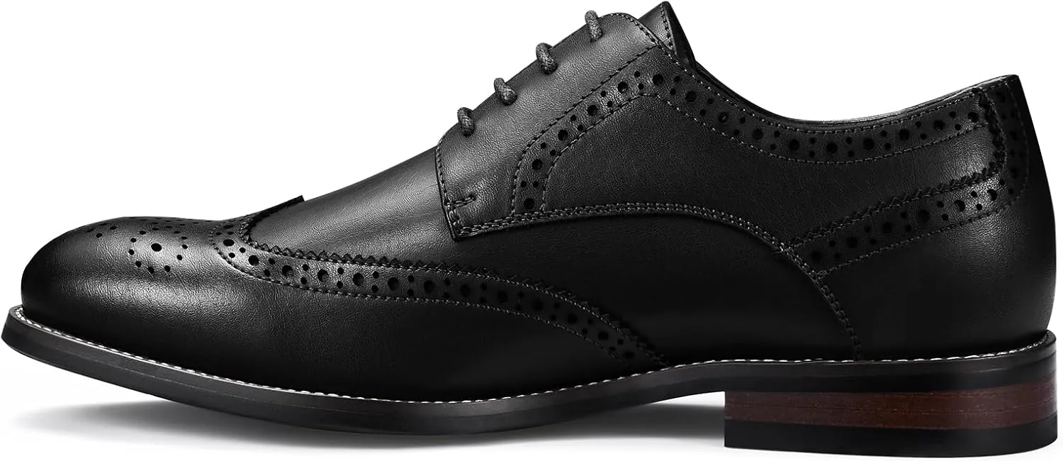 CGRRBW Mens Dress Shoes Casual Oxford Shoes Dress Sneakers Business Wingtip Brogue Office Shoes