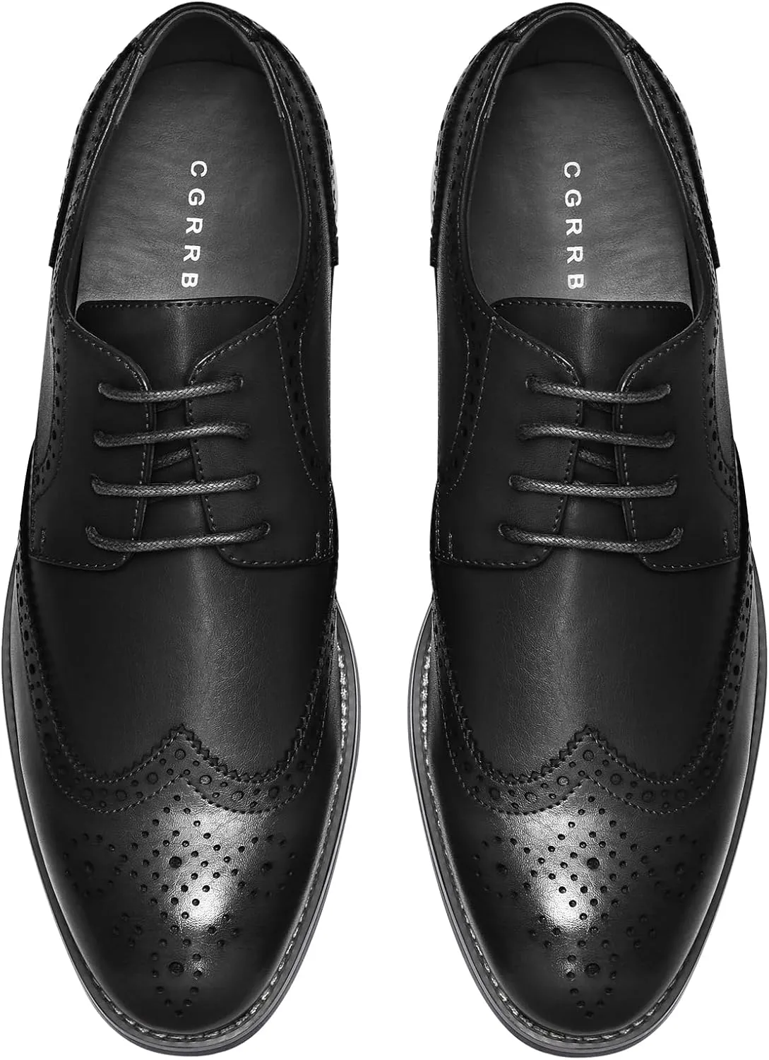 CGRRBW Mens Dress Shoes Casual Oxford Shoes Dress Sneakers Business Wingtip Brogue Office Shoes
