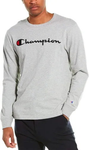 Champion Men's Long Sleeve Tee Shirt, Heritage T-Shirt for Men, Multiple Graphics