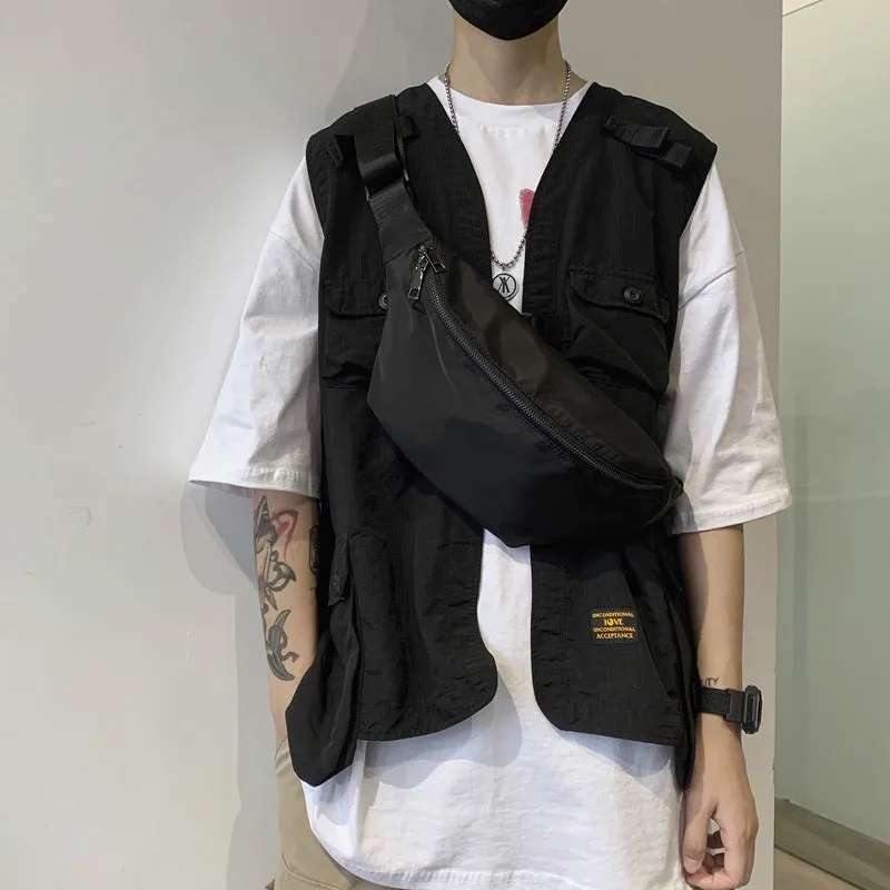 Charming Elegant Men's Leisure Multifunctional Cash Men's Chest Bags