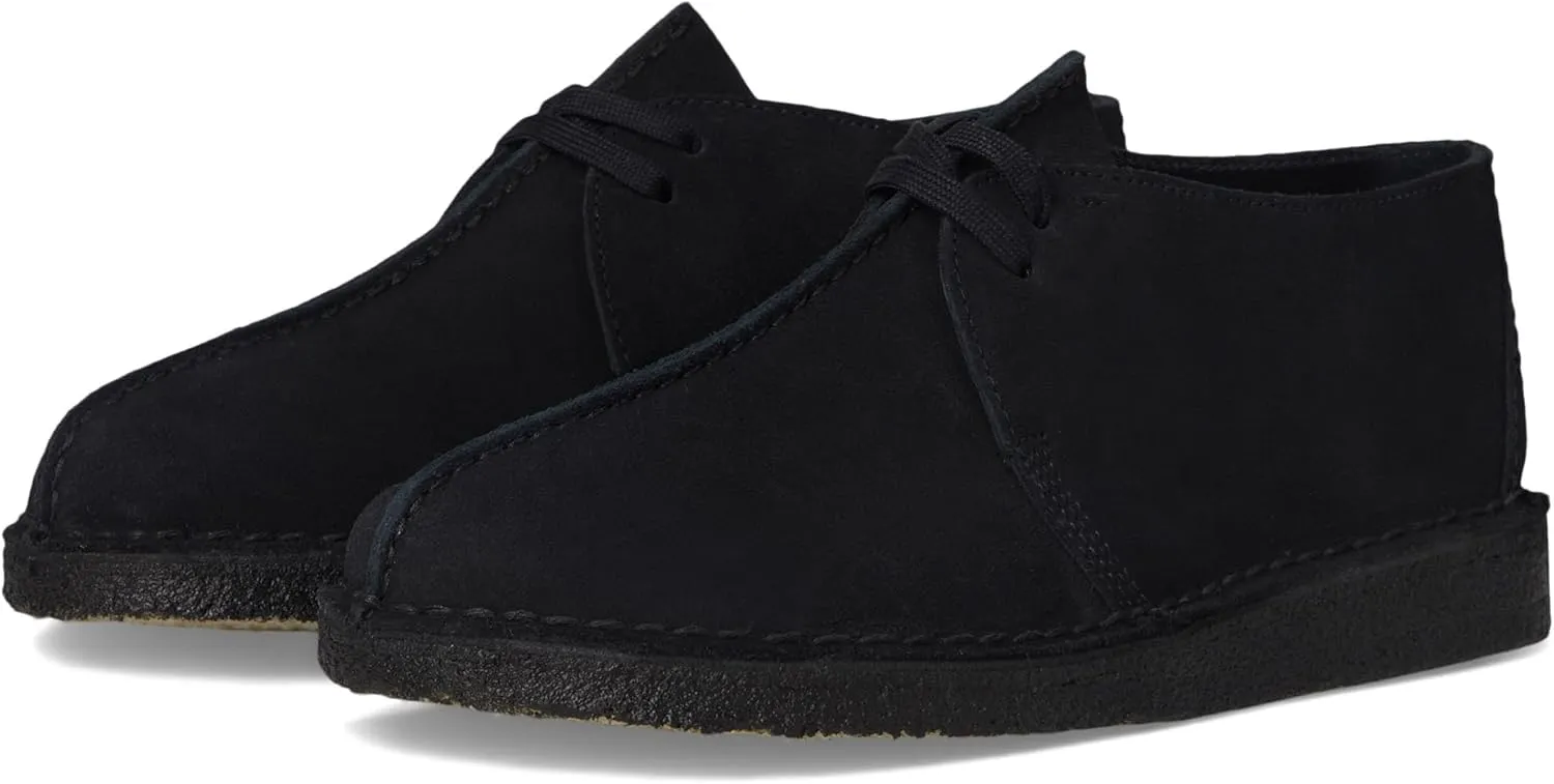 Clarks Men's Desert Trek Oxford, Black Suede, 9