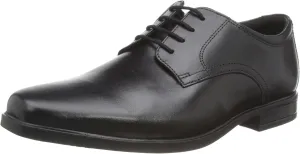 Clarks Men's Howard Walk Oxford, Black leather, 39.5 EU