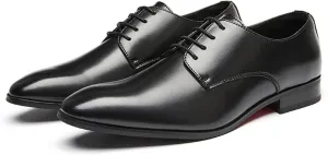 Classic Business Pointed Toe Leather Shoes Italian Luxury Men's Luxury Dress Shoes Elegant Wedding Prom Non-Slip Oxford Genuine Leather