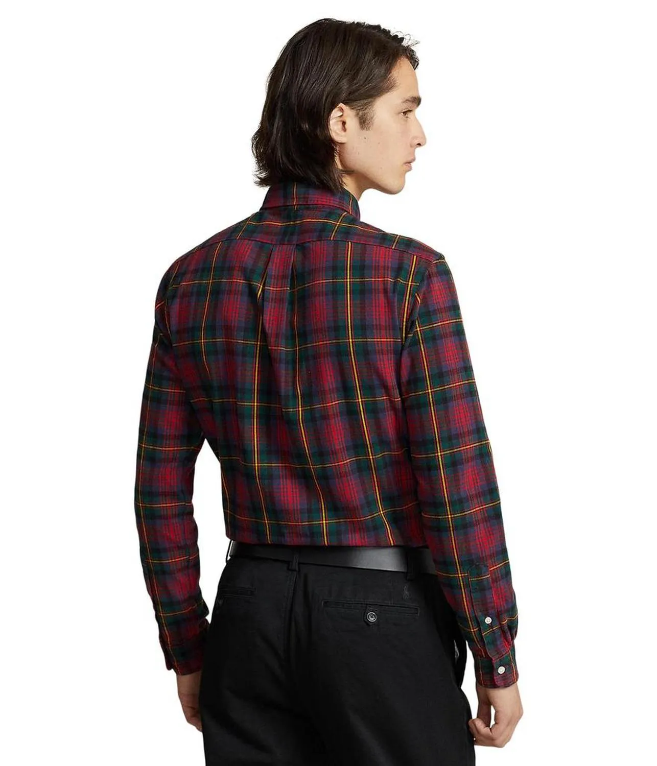 Classic Fit Plaid Oxford Shirt