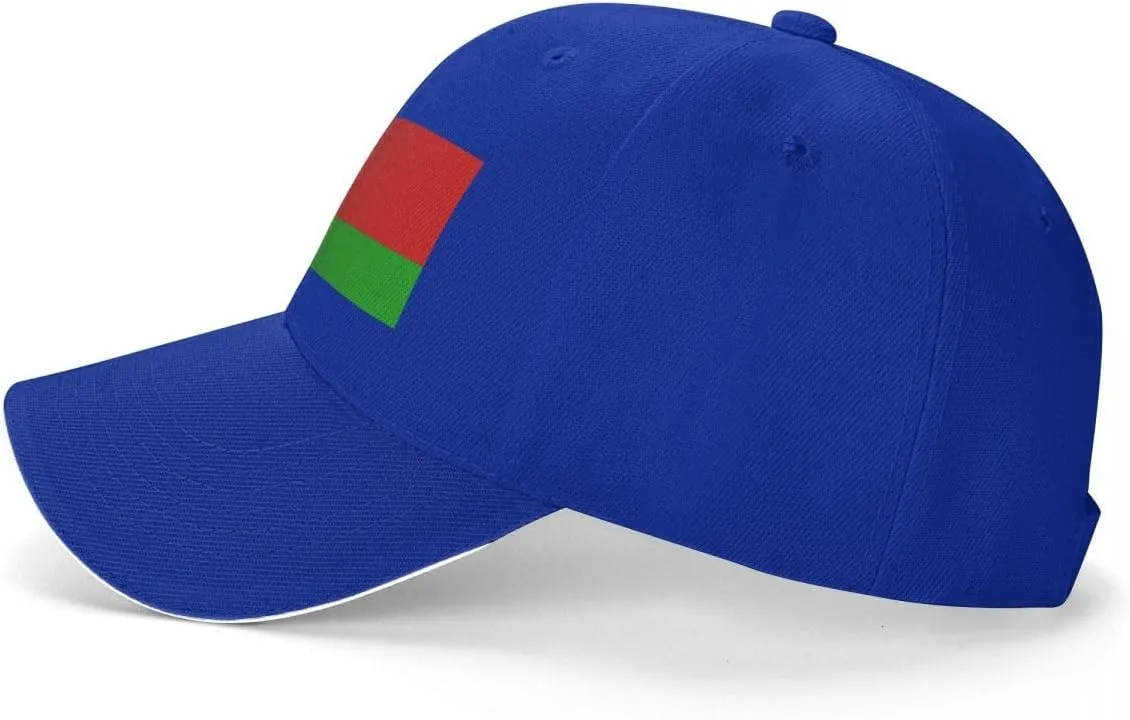 Classic Sandwich Baseball Cap-Belarus Flag Adjustable Unisex Sports Hat for Running Outdoor Four Seasons Comfortable