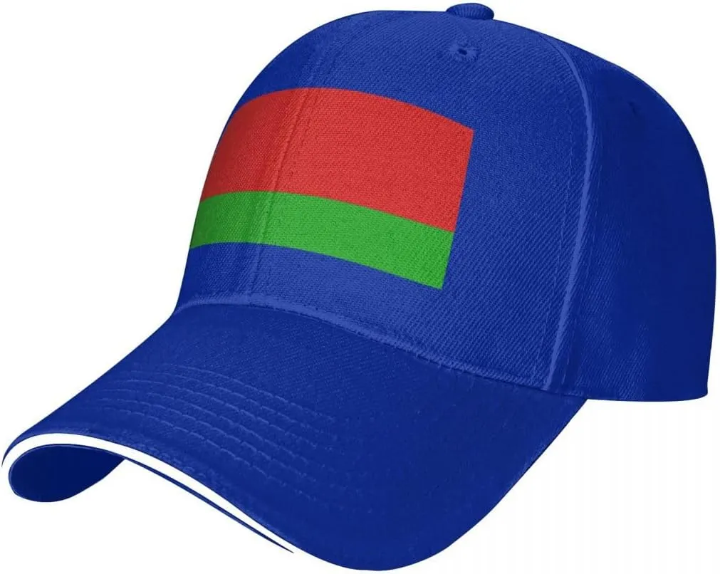 Classic Sandwich Baseball Cap-Belarus Flag Adjustable Unisex Sports Hat for Running Outdoor Four Seasons Comfortable