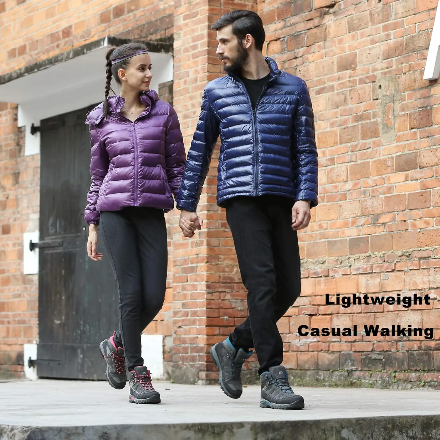 Clorts Women's Hiker Waterproof Lightweight Hiking Camping Boot Outdoor High-Traction Grip Backpacking Shoe