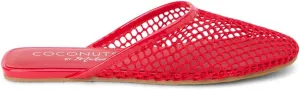 Coconuts by Matisse Womens Brooklyn Mules Flats Casual - Red