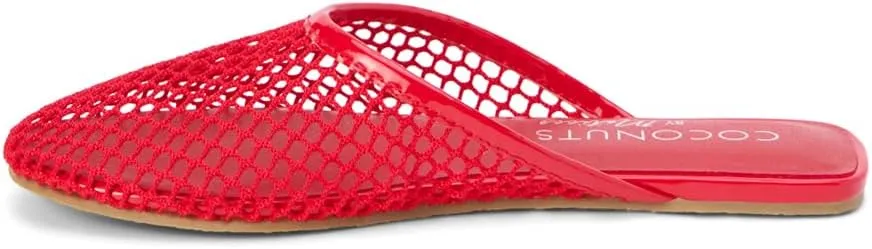 Coconuts by Matisse Womens Brooklyn Mules Flats Casual - Red