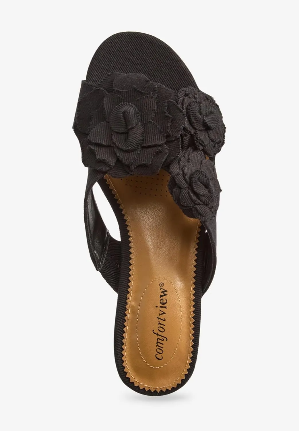 Comfortview Women's Wide Width The Carmen Mule