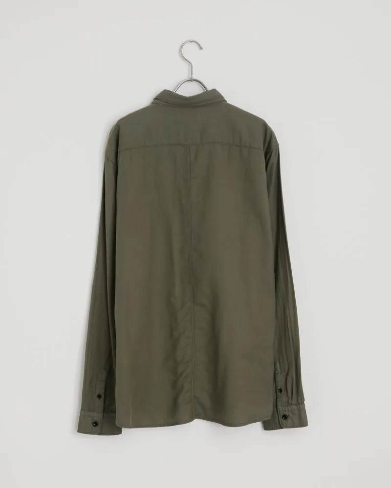 Cori Shirt in Dusty Olive