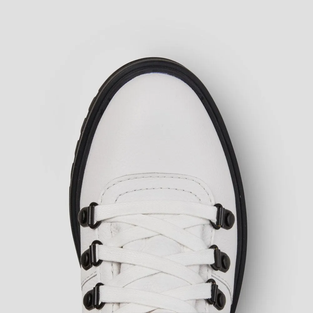 Cougar Nash White Leather Waterproof Boot