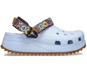 Crocs Hiker Retro Floral Clog Blue Calcite