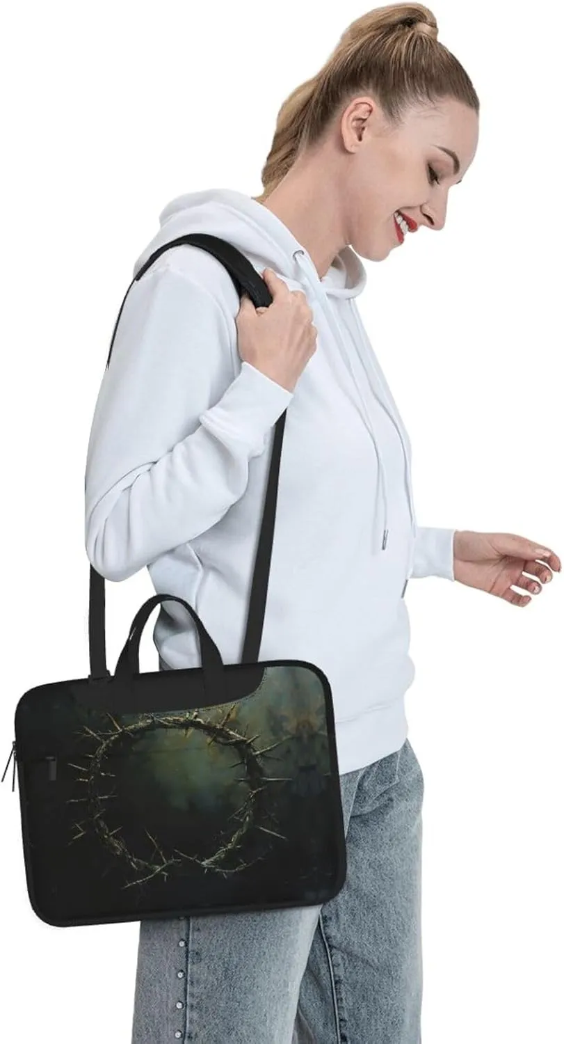 Crown of thorns Print Work Casual Office Laptop Shoulder Messenger Bag 13 inch 14 inch 15.6 inch