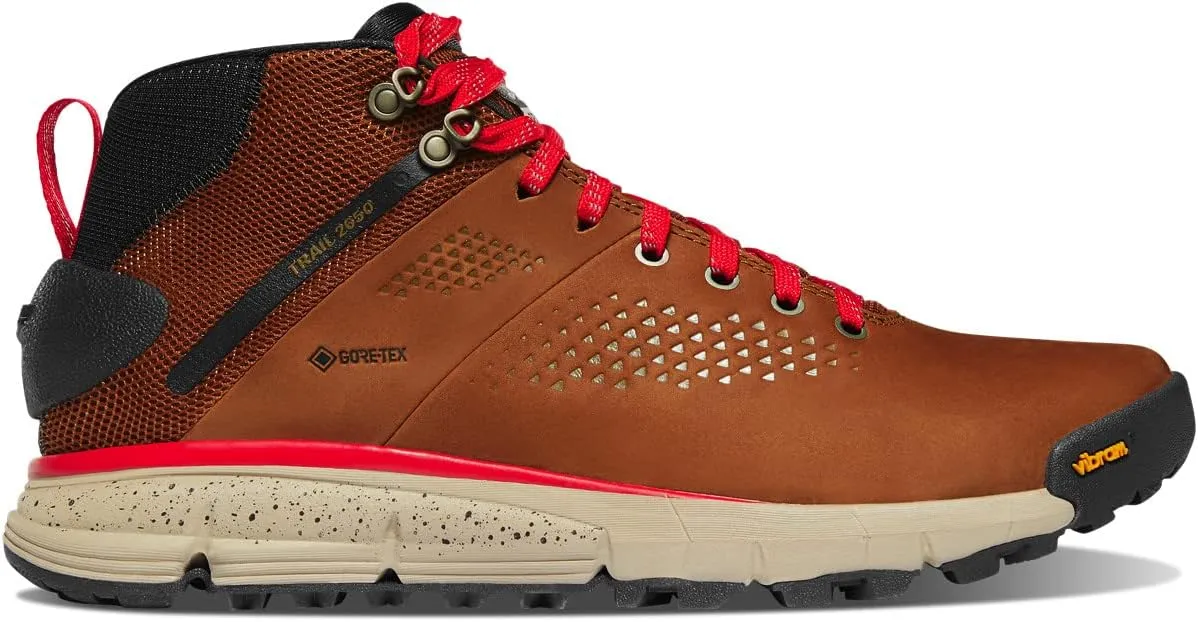 Danner Trail 2650 Gore-Tex Mid 4" Waterproof Hiking Shoes for Men - Suede and Textile Upper with Comfort Footbed, EXO Heel System & Traction Outsole