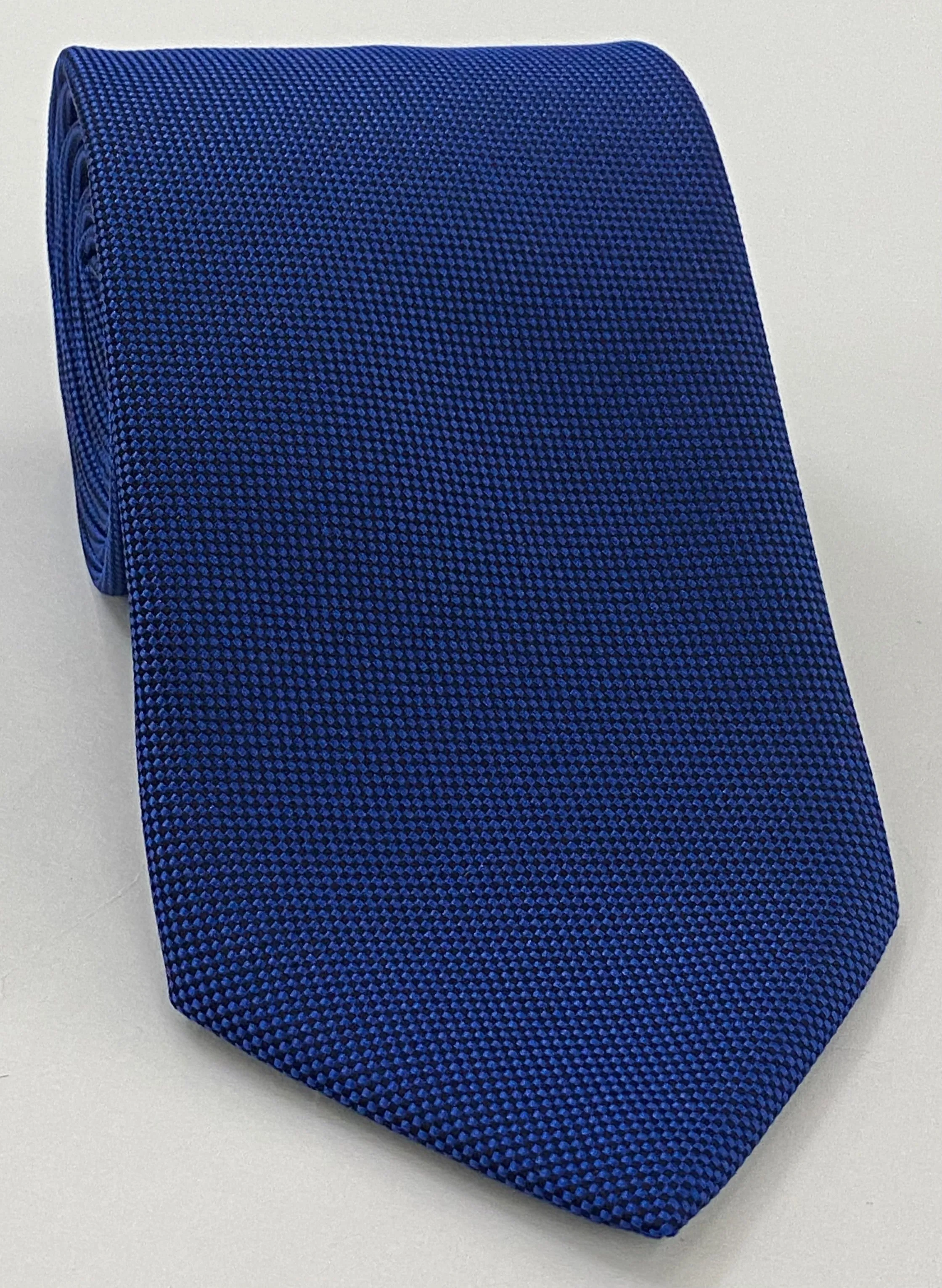 Dark Blue Oxford Silk Tie FFOXT-3