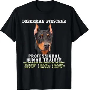 Doberman Pinscher Professional Human Trainer T-Shirt