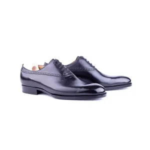 Elegant dress Oxford with lower, brogued topline