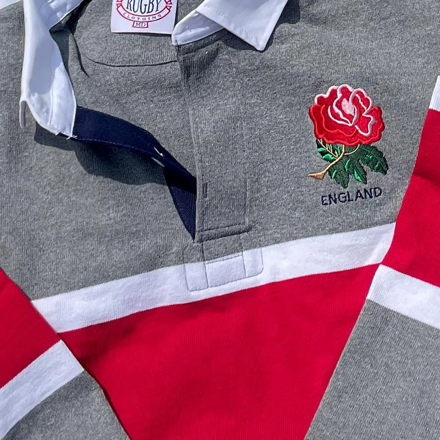 England Oxford Stripe Rugby Jersey