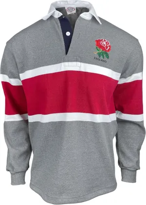 England Oxford Stripe Rugby Jersey