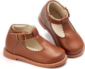 ESTINE Toddler Kids Bow School Uniform Oxford-Little Girls Flower Dress Party Shoes