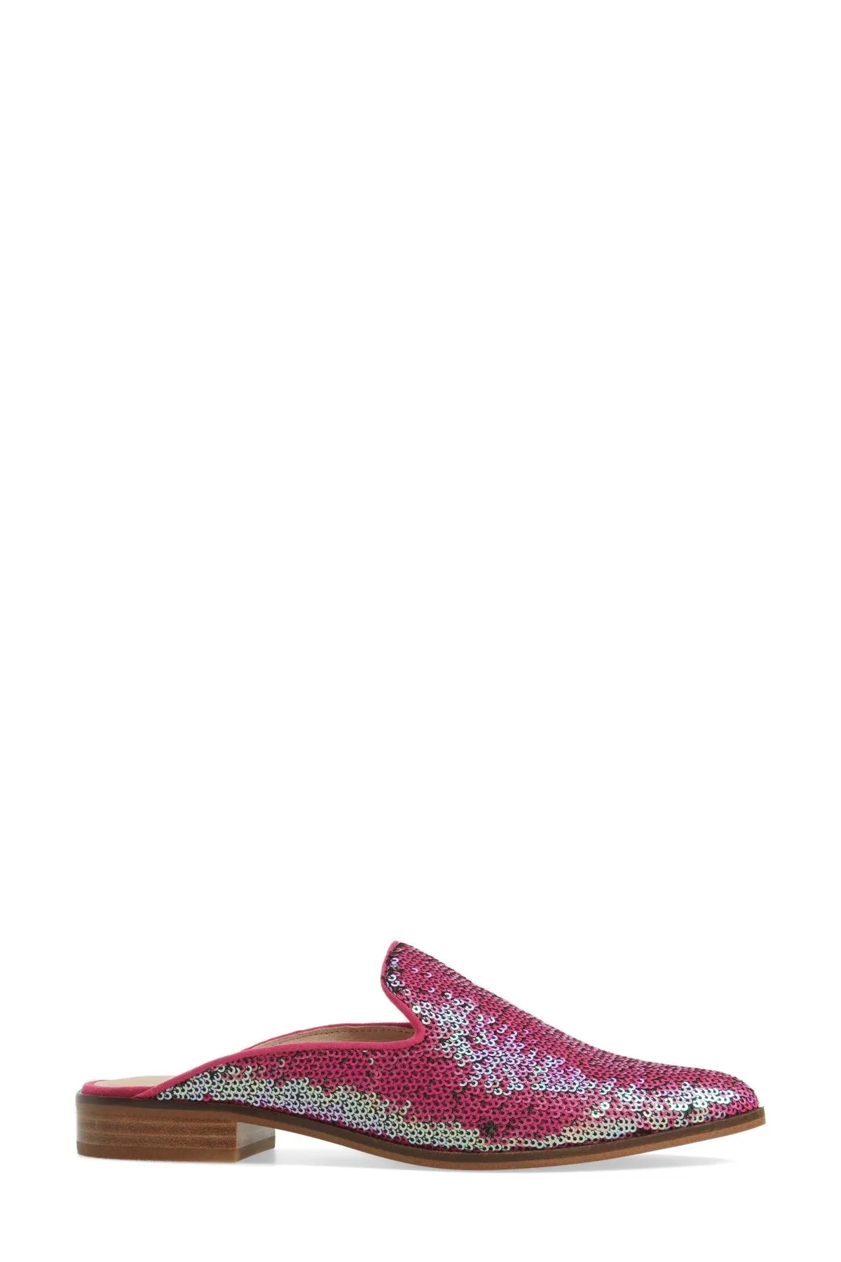 Fashion Pink Pointed Toe Shellys Shoes High-trust Flat Mules London Neon Artistic Cantara Slides
